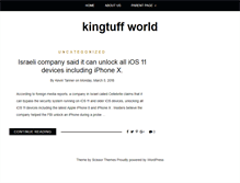 Tablet Screenshot of kingtuffworld.com